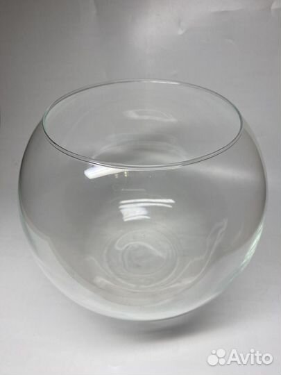 Аквариум круглый для рыбки 3 литра