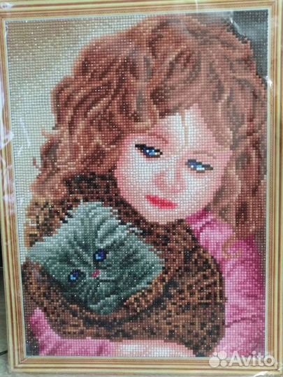 Картины алмазная мозаика (готовая)