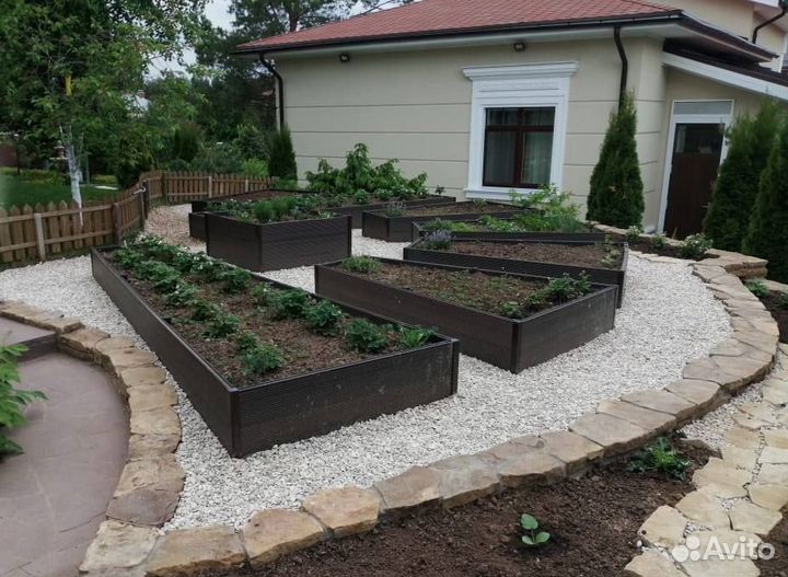 Грядочная доска из дпк