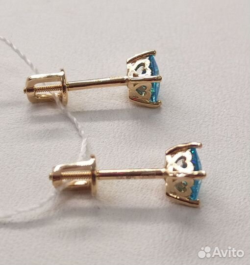 Золотые серьги