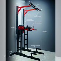 Турник брусья пресс напольный улучшенный