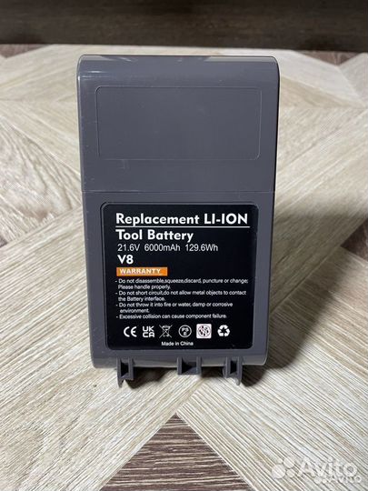 Аккумулятор новый Dyson v8 v7 sv25sv10 sv11