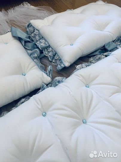 Шикарный комплект бортиков каретная стяжка