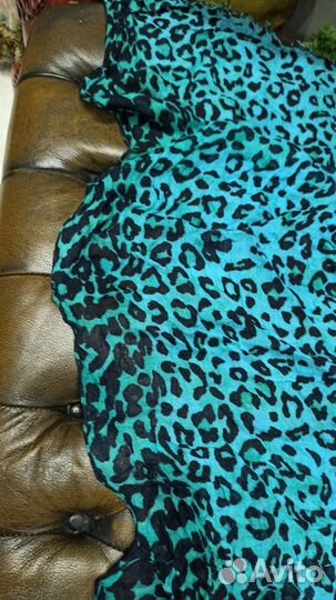 Палантин нежный кашемир dolce gabbana леопард