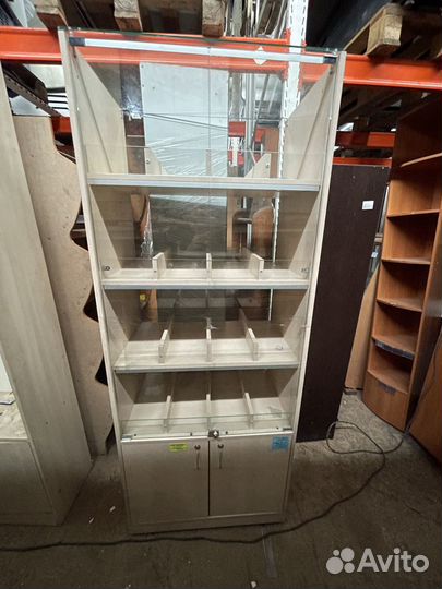 Стойка витрина стекло лдсп бук 100/50/200