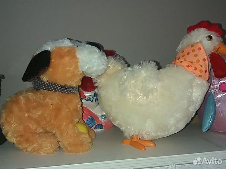 Интерактивный щенок антошка и чудо курочка