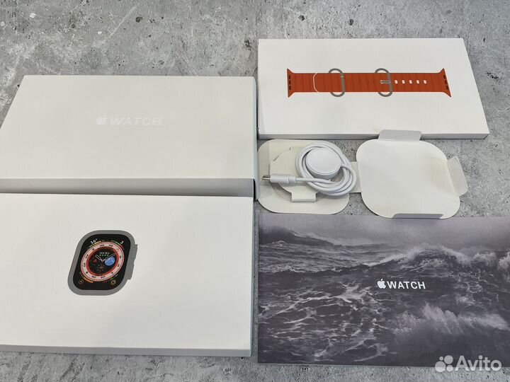 Apple watch Ultra с Яблоком