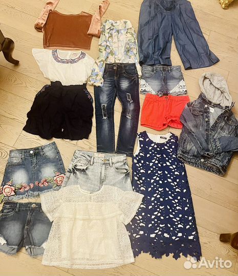 Продам вещи пакетом на рост 128-134 см