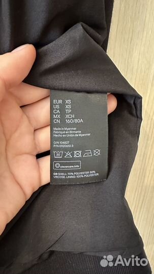 Пиджак женский черный H&M XS