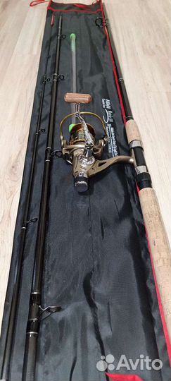 Фидерное удилище с катушкой новый 3.6 3.9 см