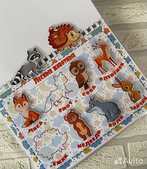 Игры на липучках, развивашки, альбом для детей