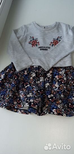 Платье для девочки 80-86