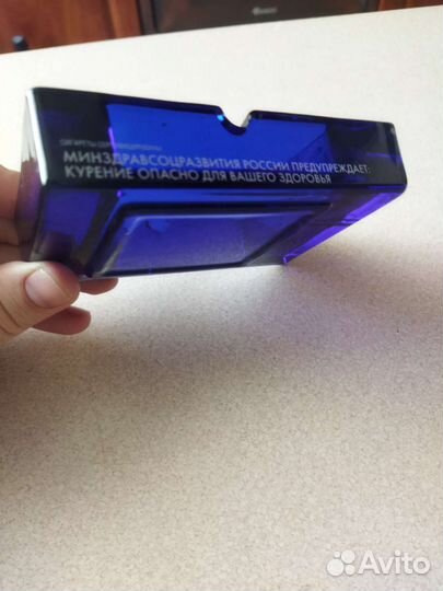 Пепельница цветное стекло