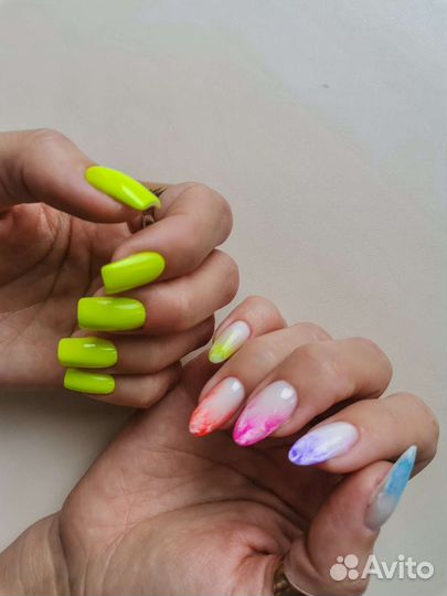 Маникюр, гель лак, наращивание