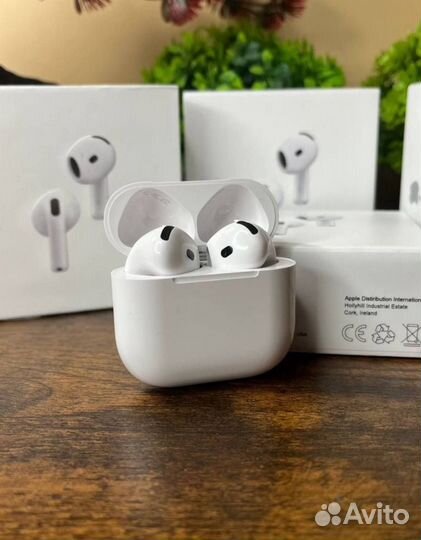 AirPods 4 (+ чехол и Airoha)