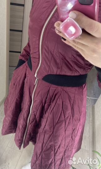 Плащ пальто бомбер размер 44