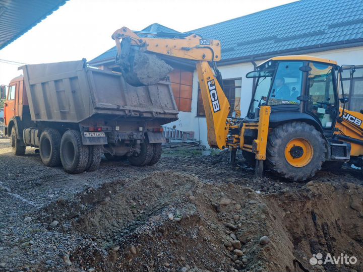Услуги экскаватора погрузчика jcb