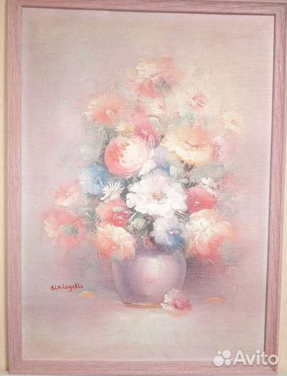 Картина живопись цветы