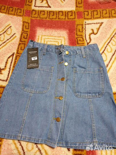 Юбка джинсовая
