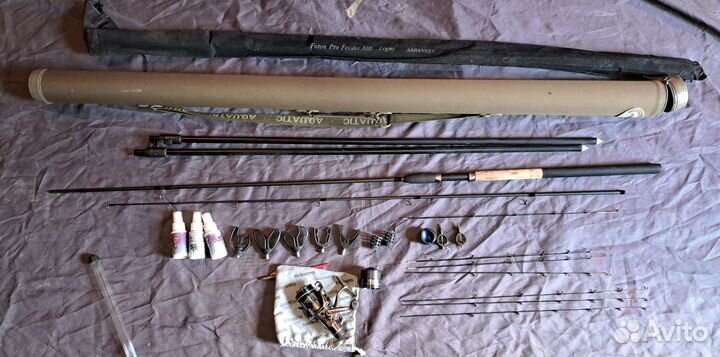 Фидерное удилище Sabaneev Foton Pro с катушкой