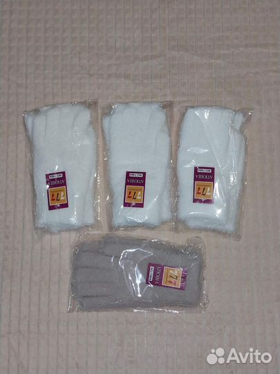 Перчатки женские ангора новые