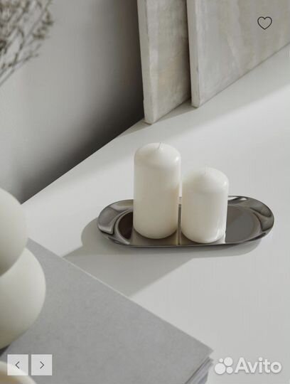 Поднос декоративный золотой серебряный