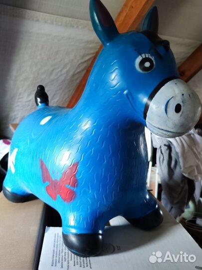 Игрушка прыгунок ослик