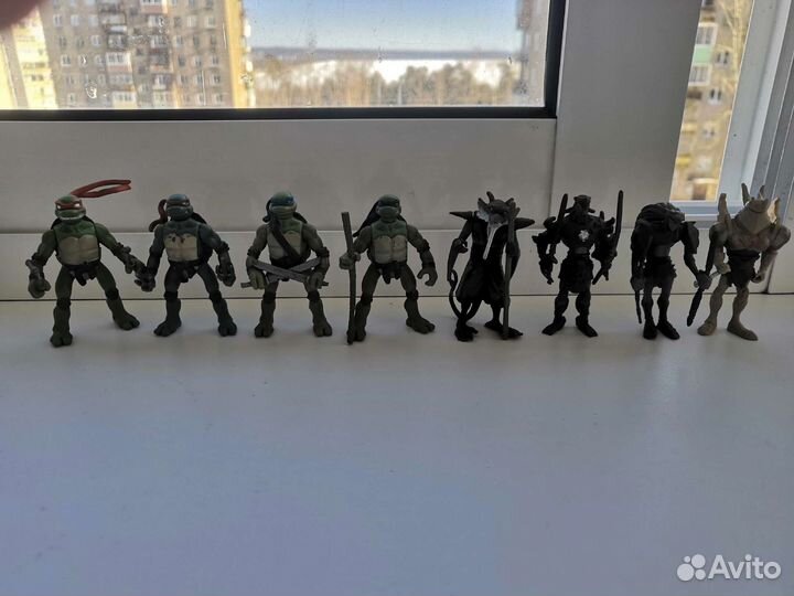 Черепашки ниндзя 2007 миниатюры