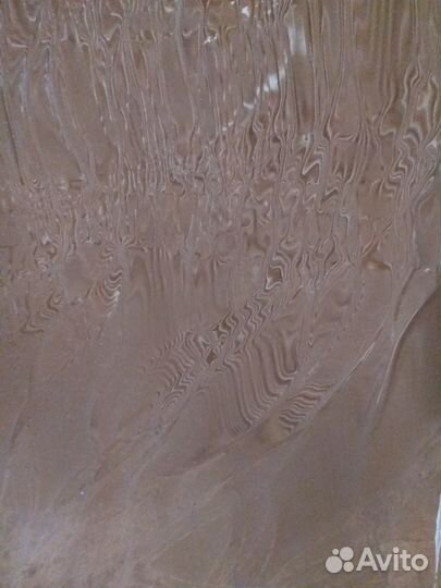 Стекло узорчатое Метелица коричневое