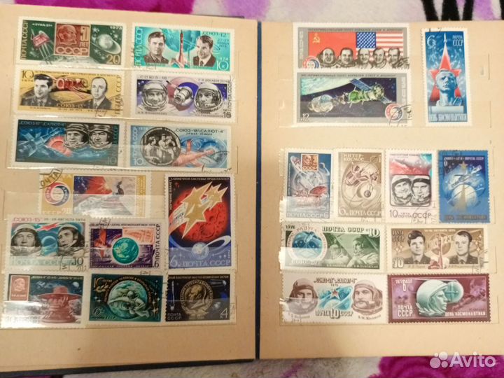 Альбом с марками СССР. Космос