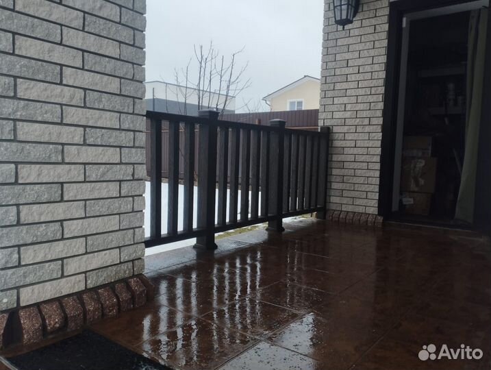 Ограждение для террасы 3D дпк