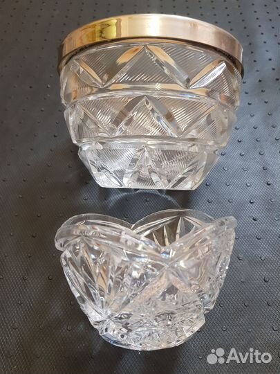 Хрустальные вазочки СССР