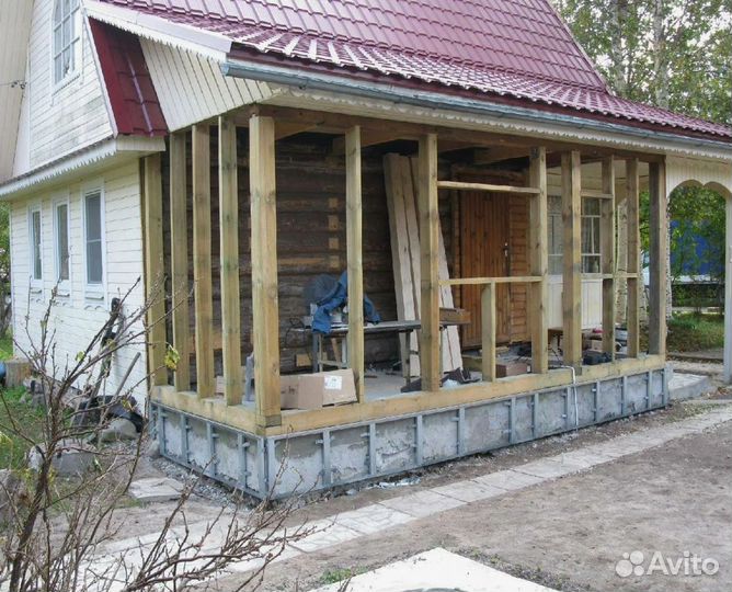 Строительство пристроек, ремонт дачных домов