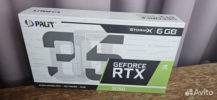 Видеокарта Palit RTX3050 StormX