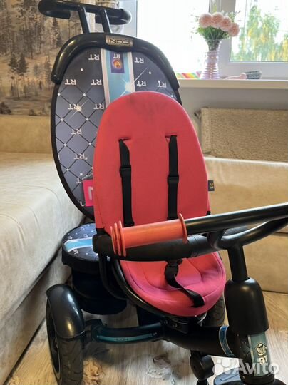 Детский велосипед с родительской ручкой