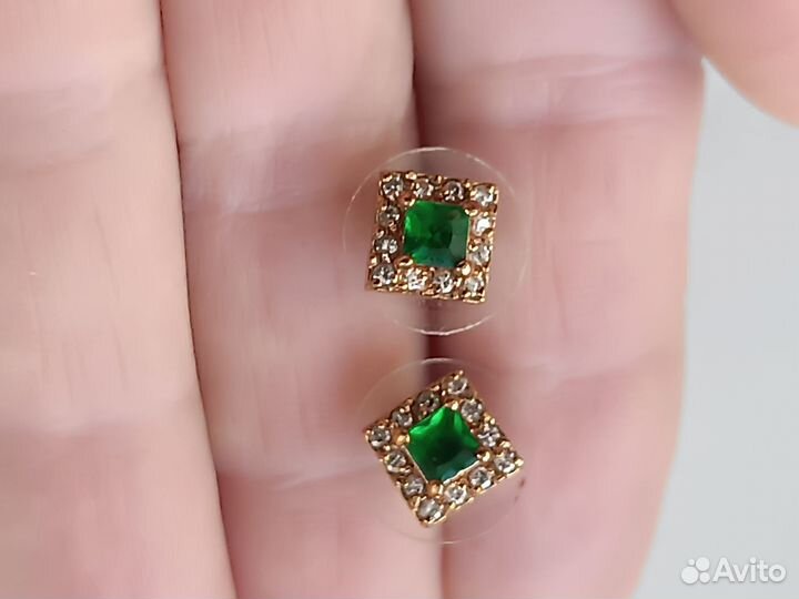 Серьги серебряные