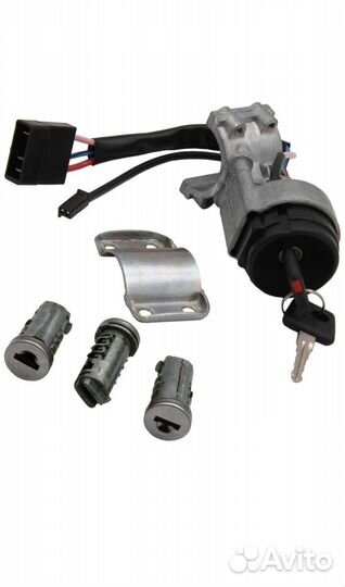Замок зажигания ваз 2190 в сборе с личинками