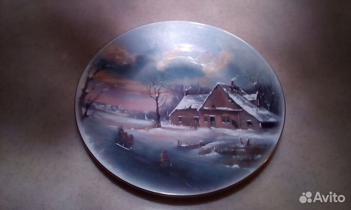 Тарелка настенная Чехия