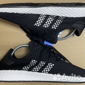 Adidas deerupt cheap black size 7