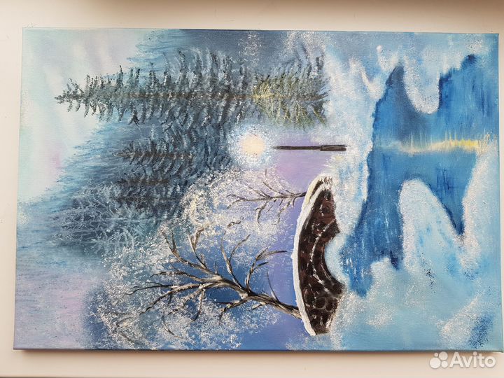 Картина маслом пейзаж 