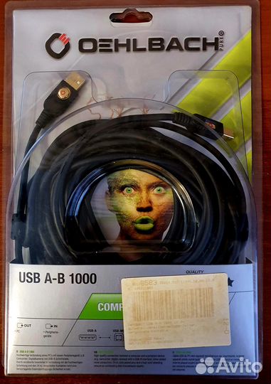 Кабель USB type A / USB type B