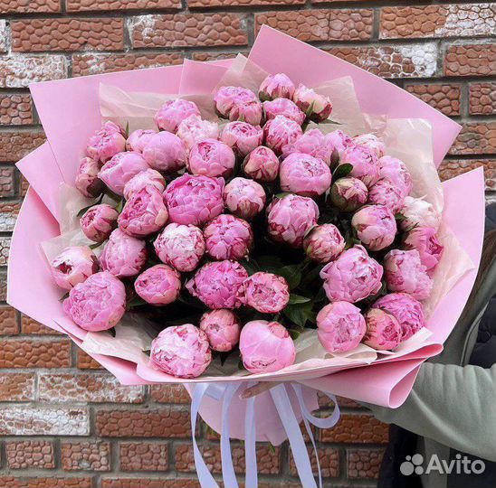 Пионы букет