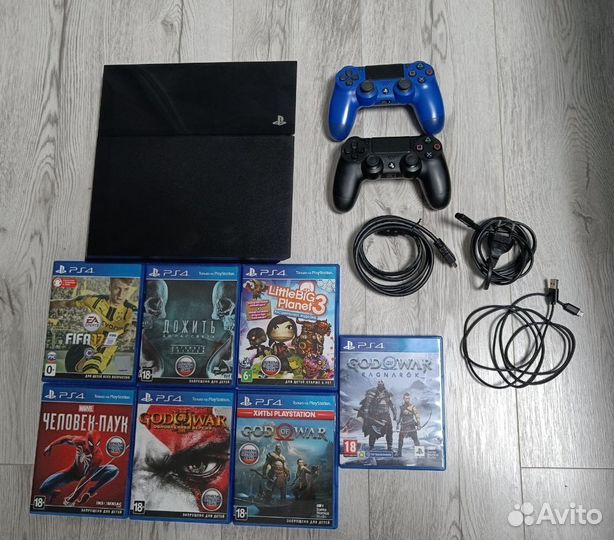 Sony PS4 Fat (500гб) без дисков