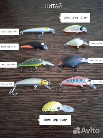 Набор воблеров и блесен