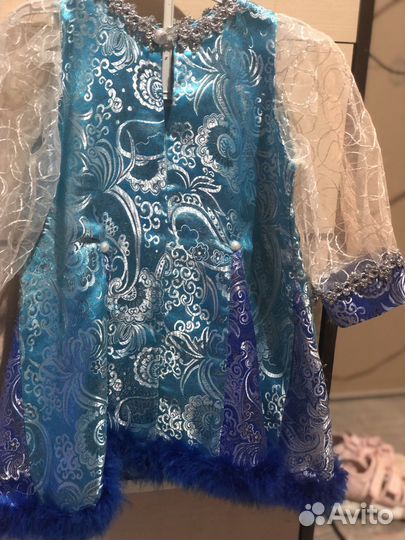 Детский новогодний костюм Снегурочка