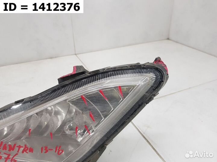 Птф передняя левая Hyundai Elantra