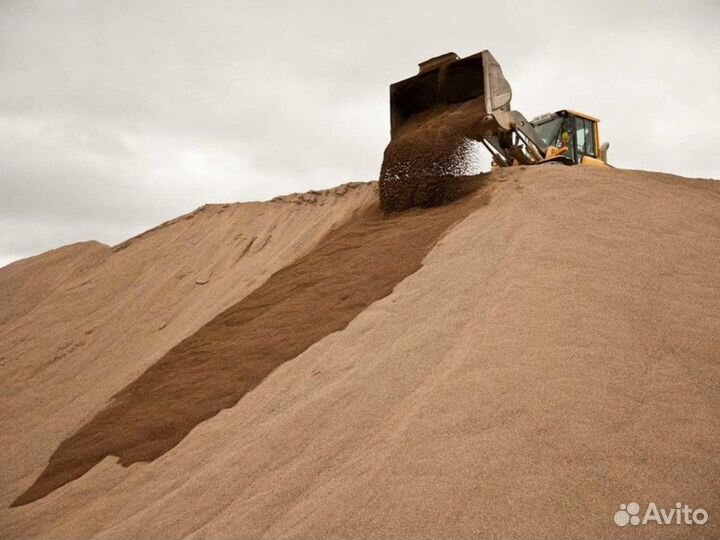 Песок сеяный с доставкой от 3кубов