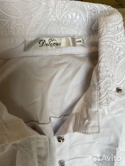 Блузка школьная для девочки Deloras 158 см