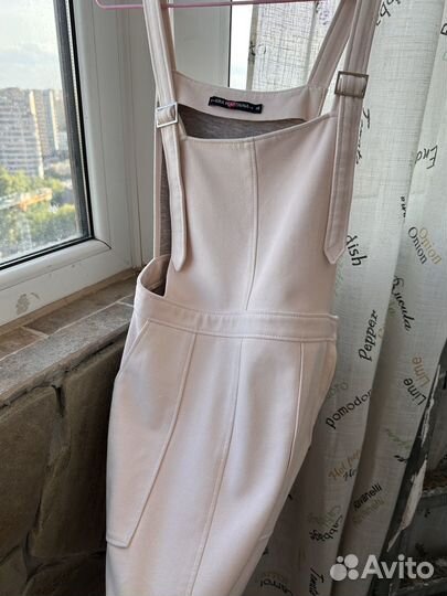 Сарафан женский замшевый