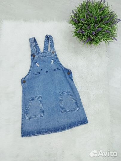 Фирменные летние платья ромпера девочки 116-122 см